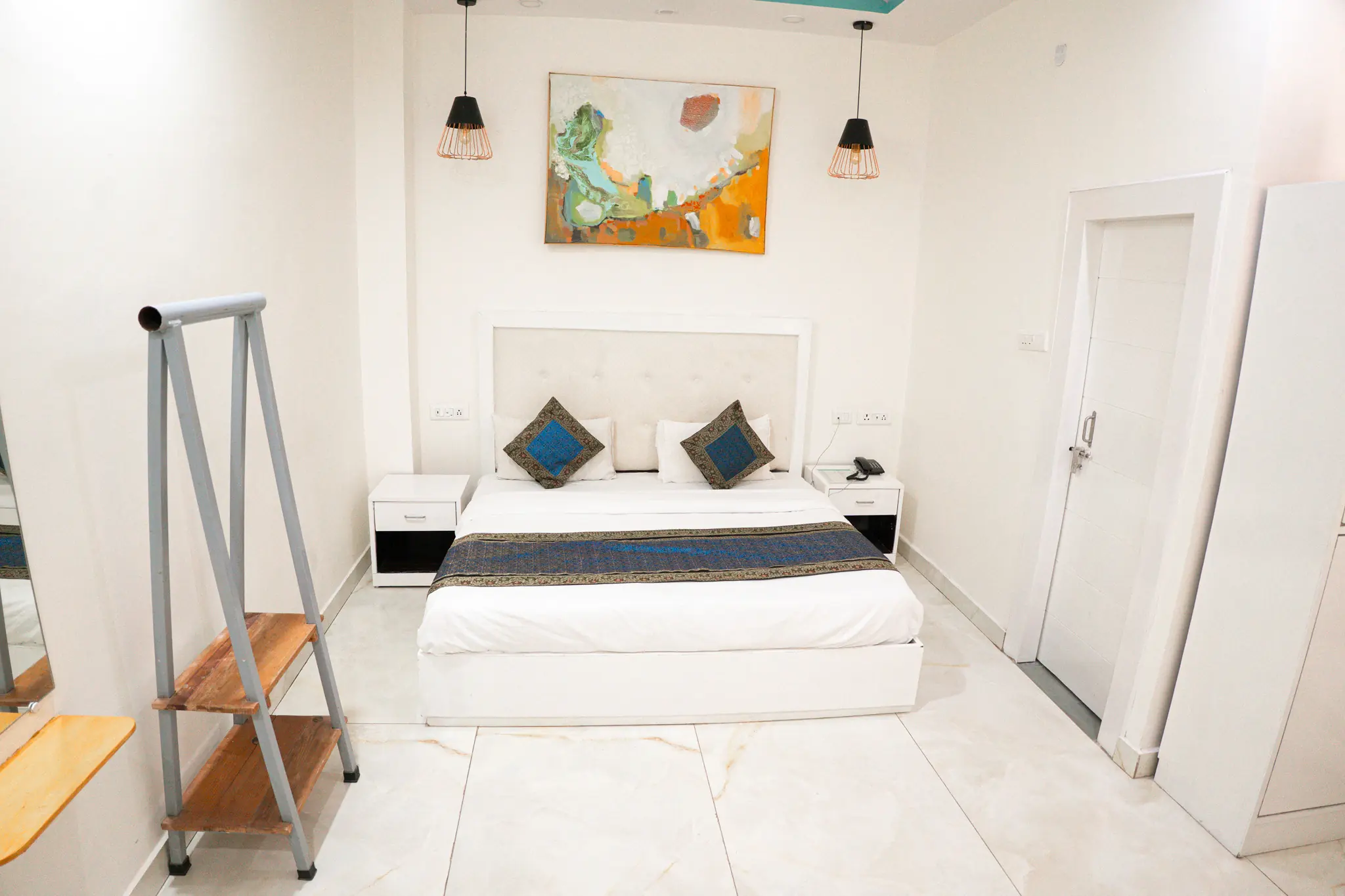 Deluxe Room at Trippme Rishikesh with king bed and air conditioning — 325 sq ft, sleeps up to 3